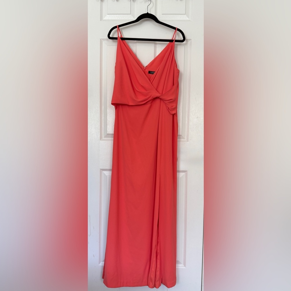 Lauren Ralph Lauren Coral Maxi Dress